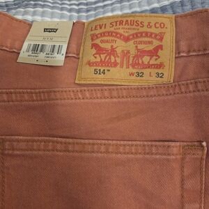 Levi Strauss & Co. 514 32×32 Orange Jeans